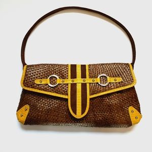 90’s Style Rattan Shoulder Bag
